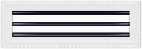 Miniatura 42 de BUILDMART - Cubierta de ventilación de AC moderna blanca de 6"x6" - Ventilación de aire decorativa - Difusor de ranura lineal estándar - Rejilla