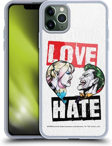 Miniatura 76 de Head Case Designs Funda de gel suave con licencia oficial de Batman DC Comics Love Hate Joker Harley Quinn Graphics [protección de grado militar]