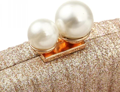 Miniatura 5 de YYW Bolsos de mano para mujer, elegante bolso de mano de noche con perlas para mujer, boda, cóctel, fiesta, bolso de mano