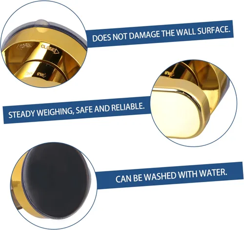 Miniatura 6 de Housoutil Barra de agarre de seguridad con mango de ventosa, barra de agarre para baño, soporte de pared resistente para baño de 3 piezas