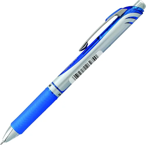 Miniatura 3 de Pentel Energel Rtx - Bolígrafo retráctil de punta de aguja de 0.012 in, 3 negros y 3 azules, paquete de 6