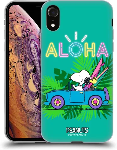 Miniatura 116 de Head Case Designs Peanuts Tropical Surf Snoopy Aloha Disco Gel Funda con licencia oficial [protección de grado militar] compatible con Apple iPhone