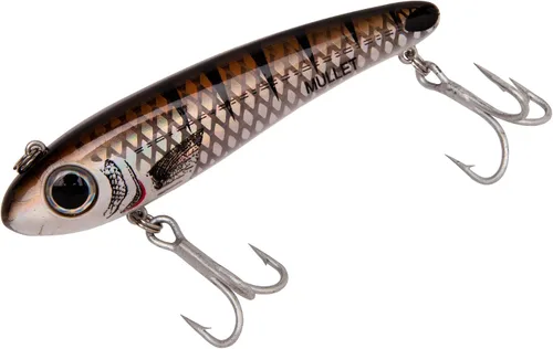 Bomber Señuelos Mullet de hundimiento lento/señuelo de pesca de agua salada para caminar - Excelente para truchas moteadas, peces rojos, luchadores