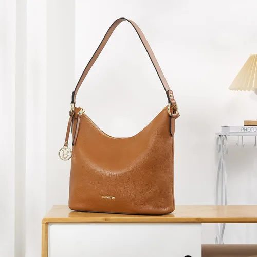 Miniatura 2 de BOSTANTEN Bolso de cuero para mujer, diseño de bolsos de hombro, Hobo