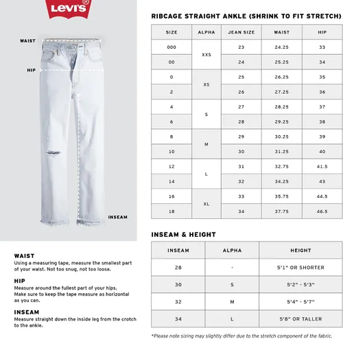 Miniatura 6 de Levi's Women's Ribcage Straight Ankle Jeans