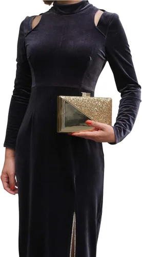 Miniatura 6 de CARIEDO Bolso de mano brillante para mujer elegantes bolsas de noche con purpurina bolso de noche brillante para baile boda fiesta graduación novia