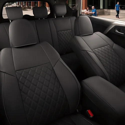 Miniatura 6 de GIANT PANDA Fundas de asiento para Rav4 con ajuste personalizado para Toyota RAV4 2019 2020 2021 2022 2023 2024 Adventure, TRD-Off Road, accesorios