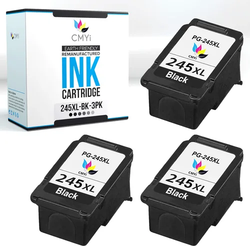 Miniatura 10 de Cartucho de tinta de repuesto negro 245XL para Canon PIXMA iP2820, iP2850, MG2420, MG2520, MG2522, MG2525, MG2550, MG2555, MG2900, MG2920, MG2922