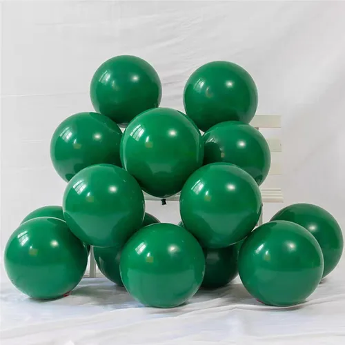 Miniatura 4 de Kit de arco de guirnalda de globos verdes, 114 globos de látex verde oscuro con diferentes tamaños para cumpleaños, graduación, Navidad, día de San