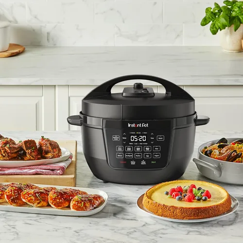 Miniatura 2 de Instant Pot 7.5QT RIO Wide, multicocina eléctrica 7 en 1, olla a presión, cocción lenta, arroz, vaporera, salteado, yogur y calentador, base ancha
