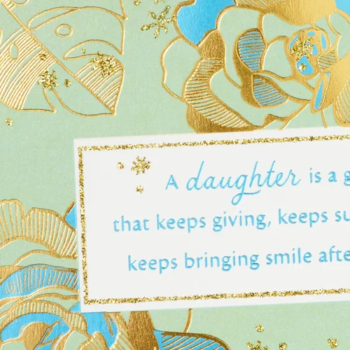 Miniatura 4 de Tarjeta de cumpleaños Hallmark para hija (Flores)