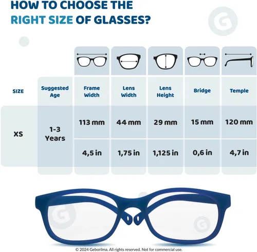 Miniatura 8 de Lentes de marco flexible para niños pequeños, lentes irrompibles para niños de 1 a 3 años, lentes graduados flexibles, marcos de anteojos para niños