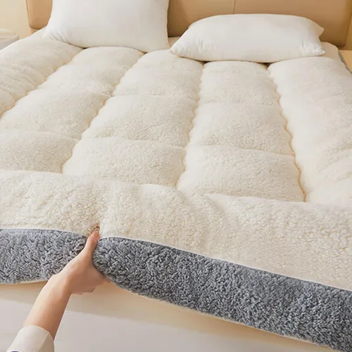 Miniatura 5 de Colchón japonés de suelo – Colchón tradicional para futón, tapete de tatami de 4 pulgadas de grosor, litera de siesta para niños y adultos, yoga