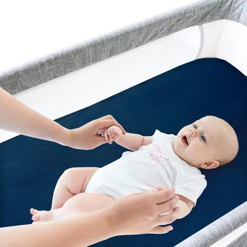 Miniatura 5 de Sábanas de moisés ajustadas para Dream On Me Lacy, Delta Children Curve, Regalo Baby Basics™ Infant, Fisher Price, Simmons Kids (para gemelos)