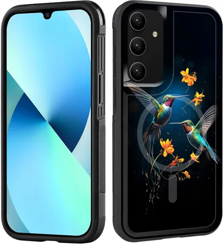 Miniatura 80 de Funda magnética para Galaxy A16 5G, [compatible con MagSafe] [protección contra caídas de grado militar] Funda resistente a prueba de golpes
