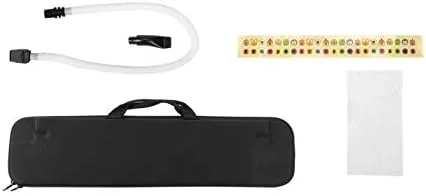 Miniatura 9 de Teclado de piano de boca melódica de 37 teclas con tubo de soplado y tubo de viento, instrumento musical para principiantes, incluye calcomanía