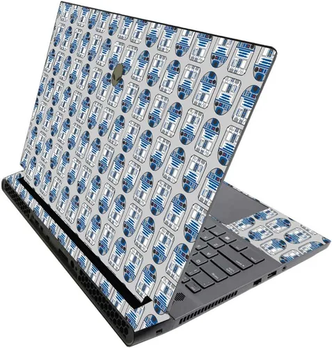 Miniatura 423 de MightySkins - Skin brillante con purpurina para Alienware M17 R3 (2020) y M17 R4 (2021) - Diversión de los años 90 Acabado duradero con purpurina