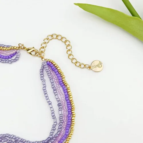 Miniatura 7 de COIRIS - Collar largo con cuentas de semillas, 10 collares largos con nudo de corbata para mujeres y niñas