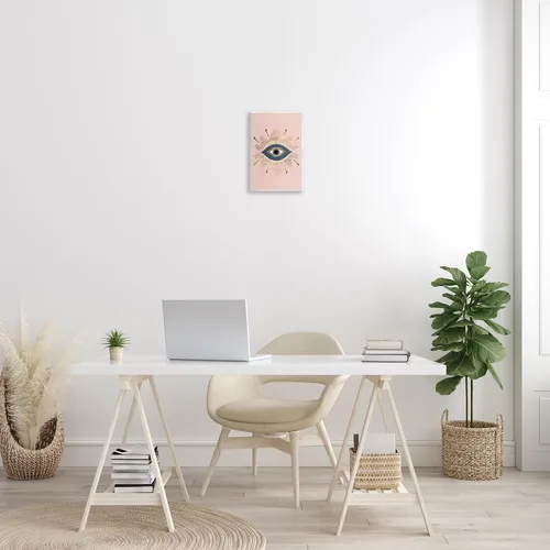Miniatura 3 de Stupell Industries Grace Popp - Placa artística de pared «Evil Eye Glam», 10 x 15 pulgadas, fácil de colgar y resistente, fabricada en Estados Unidos
