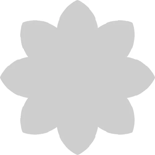Miniatura 4 de 1 1/2 pulgadas de ancho x 1 1/2 pulgadas de alto x 1/4 pulgadas de diámetro pequeño Carlisle Flower Rosette