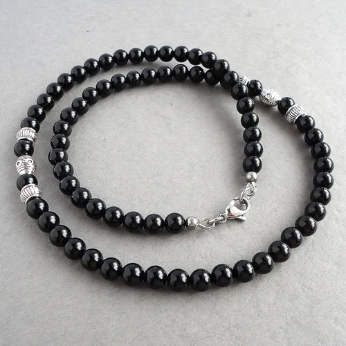 Miniatura 2 de Mami's Gem Studio Collar para hombre, piedra preciosa de 0.236 in, colección de estilo elegante, hecho a mano en Estados Unidos