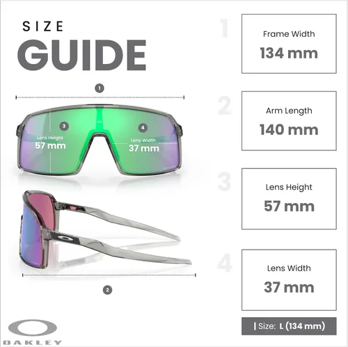 Miniatura 86 de Oakley Sutro OO9406 / OO9462 - Lentes de sol para hombre, kit de correa de accesorios, bolsa de microfibra