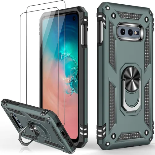 Miniatura 9 de IKAZZ Funda para Galaxy A10e con protector de pantalla, grado militar, a prueba de golpes, resistente, pasa prueba de caída de 16 pies con soporte