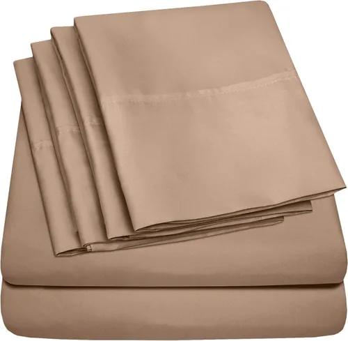 Miniatura 31 de Sábanas de cama tamaño California King – 6 piezas 1500 Supreme Collection Juego de sábanas de microfibra cepillada fina con bolsillos profundos Aqua