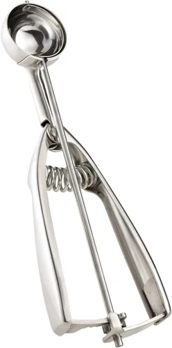 Miniatura 14 de cuchara profesional de acero inoxidable 18/8 tamaño mediano para galletas, Tamaño 40