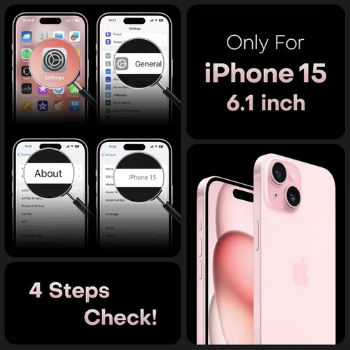 Miniatura 196 de TOCOL Funda para iPhone 11, compatible con Magsafe, protección completa de cámara, imanes integrados, protección contra caídas, funda translúcida