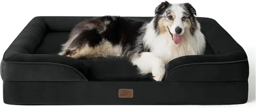 Miniatura 92 de Bedsure Cama ortopédica XL para perros extragrandes, cama lavable para perros y gatos, impermeable, cómodo sofá para perros con funda extraíble