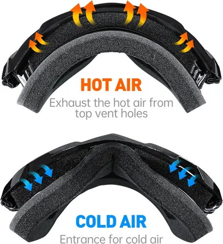 Miniatura 4 de Gafas de Motocross para Niños y Jóvenes - Gafas Off Road para Bicicleta de Cross y Motocicleta MX con Lentes de Protección UV Antiempañamiento
