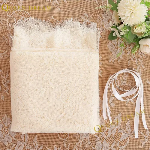 Miniatura 8 de QueenDream Mantel rectangular de 60 x 120 pulgadas, manteles de encaje con patrón floral traslúcido para comedor rústico, cocina, fiesta, decoración