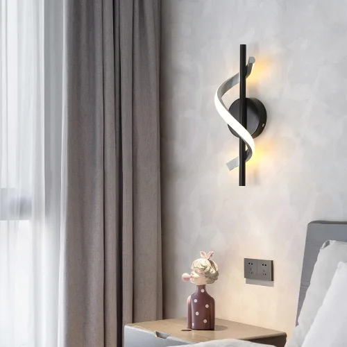 Miniatura 8 de Apliques de pared modernos, lámparas de pared de 9 W, lámparas de pared LED de aluminio para dormitorio, sala de estar, pasillo, hotel
