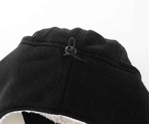 Miniatura 6 de Connectyle Sombreros de invierno cálidos de forro polar para hombre con visera resistente al viento con orejeras