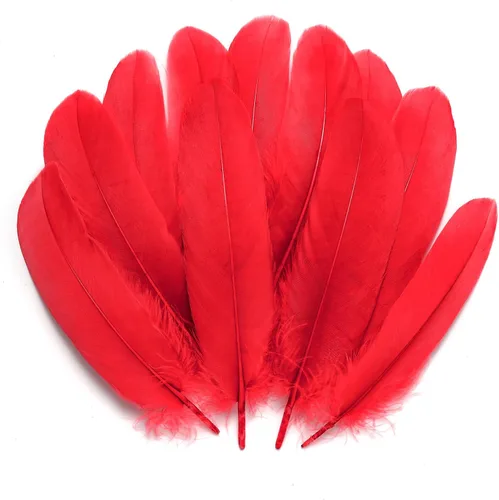 Miniatura 11 de 300 plumas de ganso negras naturales a granel, plumas naturales a granel de 5 a 7 pulgadas para manualidades, atrapasueños, alas de ángel