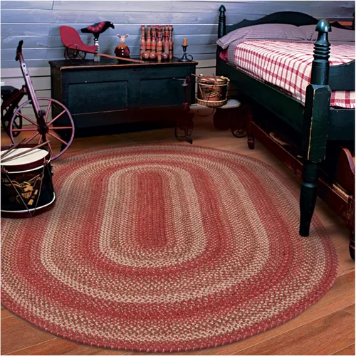 Miniatura 94 de Homespice Alfombras de Área Ovaladas Trenzadas de Yute Denim Azul de 8x10 pies para Sala de Estar, Dormitorio y Comedor. Apto para Mascotas. Estilos