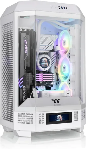 Miniatura 9 de Thermaltake Torre 300 Edición de Verano Matcha Plum Micro-ATX; Incluye 2 ventiladores CT de 140mm; Soporta hasta un radiador de 420mm; Capaz