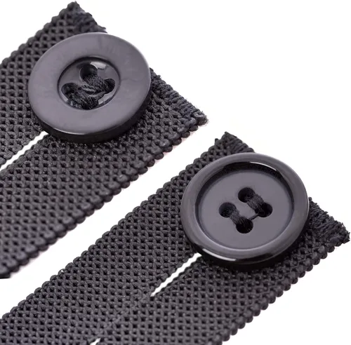 Miniatura 3 de Johnson & Smith Extensores de cintura de pantalones elásticos (paquete de 6), expansores de cintura ajustables para hombres y mujeres, conjunto