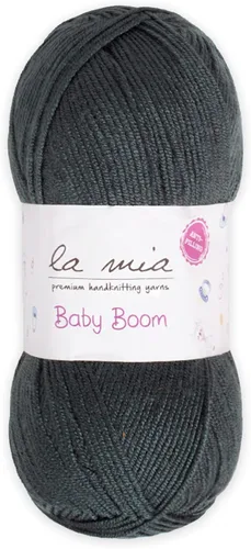 Miniatura 57 de 1 madeja La Mia Baby Boom, hilo acrílico 100% antipilling para tejer y ganchillo para tejer y ganchillo, 3.53 oz (3.5 onzas) / 820.2 ft