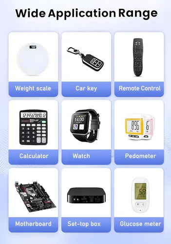 Miniatura 4 de YKM Paquete de 5 baterías de litio CR1225 BR1225 3V CR 1225 para termómetro