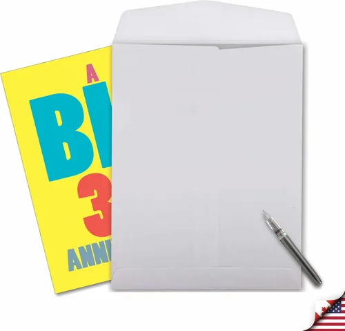 Miniatura 6 de NobleWorks - Tarjeta de felicitación de 30 aniversario con sobre de 8.5 x 11 pulgadas para hombres, mujeres - Jumbo 30 años de matrimonio - Big 30