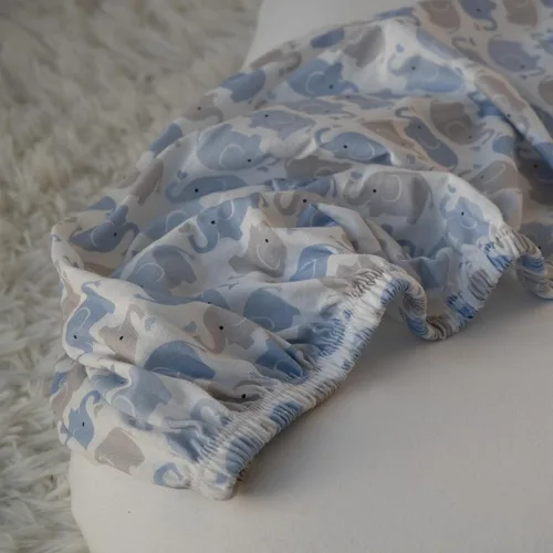 Miniatura 8 de Gllquen Baby Sábanas para Moisés Paquete de 2, Sábanas Ajustables para Moisés de Algodón 100% Orgánico para Niñas y Niños, Sábana de Colchón