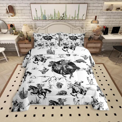 Miniatura 25 de Juegos de Edredón de Bombero Tamaño Twin para Niños, Adultos y Adolescentes, Juego de Ropa de Cama con Patrón de Insignia de Bombero y Llama