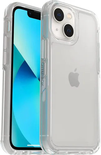 Miniatura 5 de OtterBox Funda para iPhone 13 mini y iPhone 12 mini serie Symmetry - Negro, ultra suave, compatible con carga inalámbrica, bordes elevados