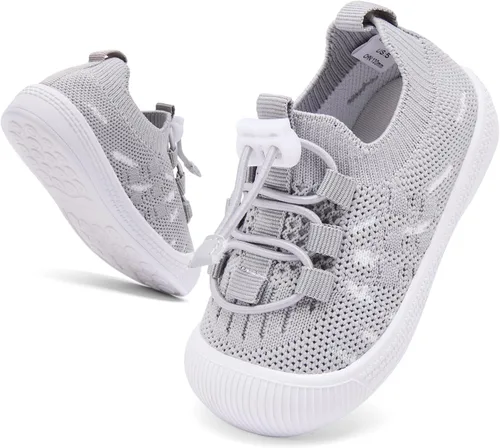 Miniatura 110 de BMCiTYBM Zapatos de bebé para niños y niñas, zapatos para caminar para niños pequeños, zapatos ligeros antideslizantes para 6, 9, 12, 18, 24 meses
