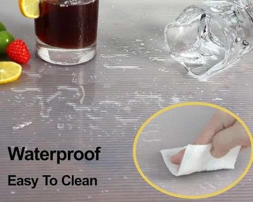Miniatura 2 de Revestimientos para armarios de cocina de 20 pulgadas de ancho x 20 pies, no adhesivos, revestimiento transparente antideslizante e impermeable