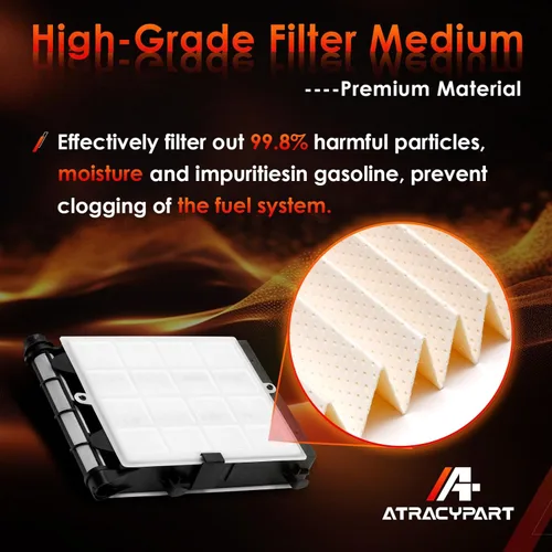 Miniatura 5 de Elemento de filtro de combustible Powerstroke 6.7, compatible con Ford F-250, F-350, F-450, F-550 Super Duty V8 de 2017-2023, reemplaza # FD-4624