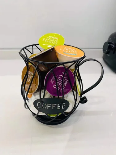 Miniatura 3 de KiaoTime Cesto de almacenamiento para cápsulas de café, organizador de cápsulas de café expreso, organizador de cocina, soportes de almacenamiento