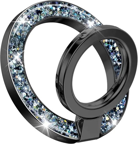Miniatura 13 de GVIEWIN Soporte Magnético para Anillo de Teléfono, Compatible con MagSafe Agarre de Teléfono con Soporte Ajustable, Soporte Magnético de Anillo